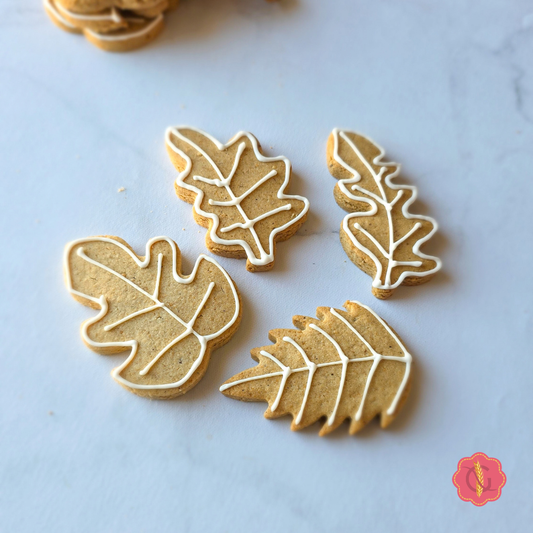 Sablés feuilles d'automne sans gluten