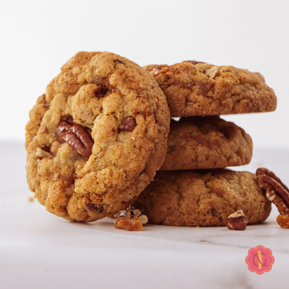 COOKIES SANS GLUTEN Noix de pécan & Caramel - GOURMANTEN