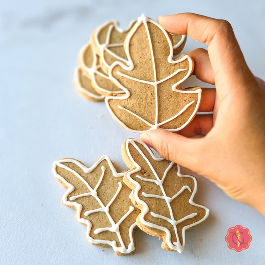 Sablés feuilles d'automne sans gluten